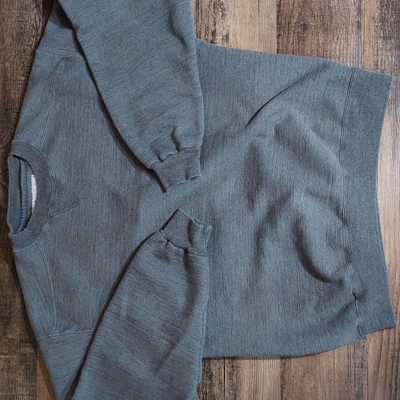 Vintage 90s DAC By Russell Athletic V-Notch Heavyweight Sweatshirt Size XL Grey - Picture 1 of 8